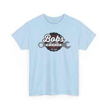 Custom Unisex Heavy Cotton Tee - 'Bob's Garage' - Perfect for Mechanics and Car Enthusiasts - Image 21