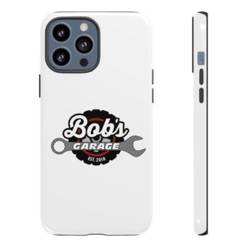 Customizable Tough Phone Case for Garage Enthusiasts - Bob's Garage Est. 2018 - Image 39