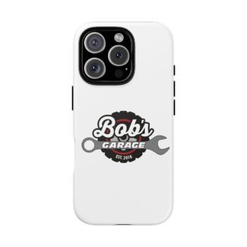 Customizable Tough Phone Case for Garage Enthusiasts - Bob's Garage Est. 2018 - Image 219