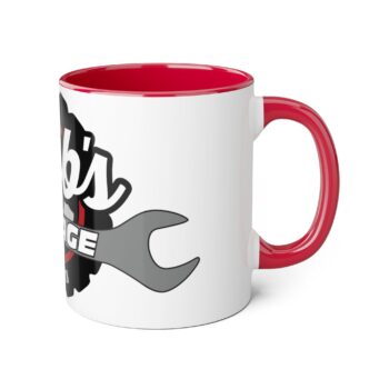 Personalized Garage Accent Mug for Car Enthusiasts - 11oz Black Handle Coffee Cup - Image 5