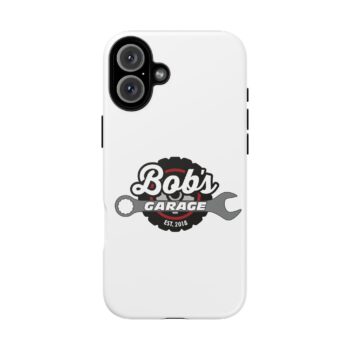 Customizable Tough Phone Case for Garage Enthusiasts - Bob's Garage Est. 2018 - Image 211