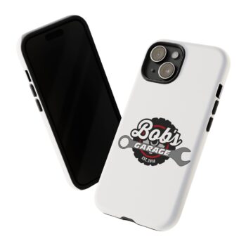 Customizable Tough Phone Case for Garage Enthusiasts - Bob's Garage Est. 2018 - Image 139