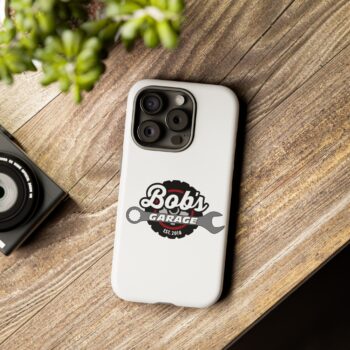 Customizable Tough Phone Case for Garage Enthusiasts - Bob's Garage Est. 2018 - Image 149