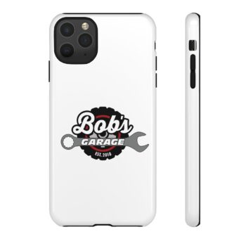 Customizable Tough Phone Case for Garage Enthusiasts - Bob's Garage Est. 2018 - Image 17