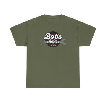 Custom Unisex Heavy Cotton Tee - 'Bob's Garage' - Perfect for Mechanics and Car Enthusiasts - Image 15