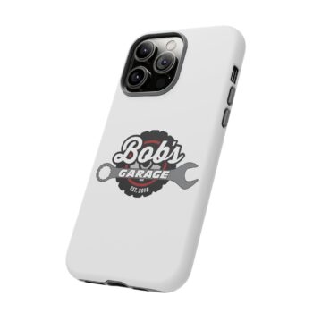 Customizable Tough Phone Case for Garage Enthusiasts - Bob's Garage Est. 2018 - Image 92