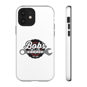 Customizable Tough Phone Case for Garage Enthusiasts - Bob's Garage Est. 2018 - Image 21