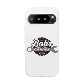 Customizable Tough Phone Case for Garage Enthusiasts - Bob's Garage Est. 2018 - Image 240