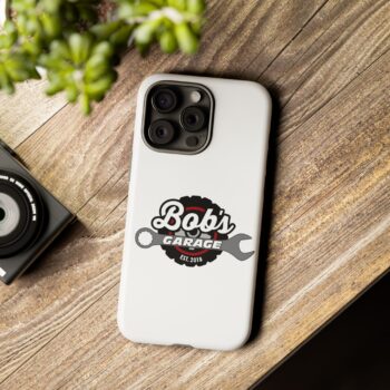 Customizable Tough Phone Case for Garage Enthusiasts - Bob's Garage Est. 2018 - Image 155