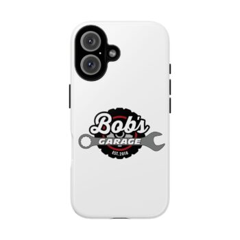 Customizable Tough Phone Case for Garage Enthusiasts - Bob's Garage Est. 2018 - Image 199