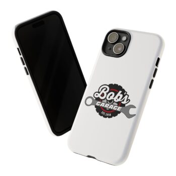 Customizable Tough Phone Case for Garage Enthusiasts - Bob's Garage Est. 2018 - Image 142