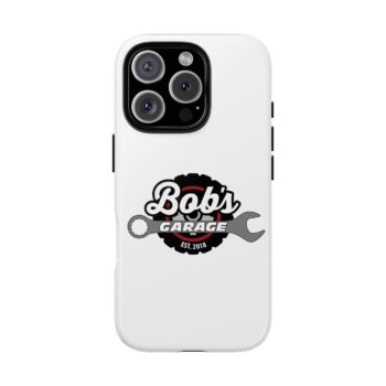 Customizable Tough Phone Case for Garage Enthusiasts - Bob's Garage Est. 2018 - Image 215