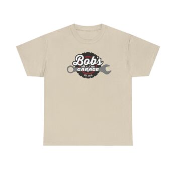 Custom Unisex Heavy Cotton Tee - 'Bob's Garage' - Perfect for Mechanics and Car Enthusiasts - Image 7