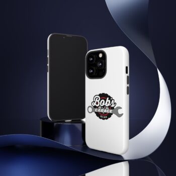 Customizable Tough Phone Case for Garage Enthusiasts - Bob's Garage Est. 2018 - Image 38