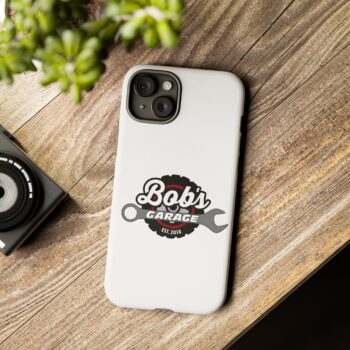 Customizable Tough Phone Case for Garage Enthusiasts - Bob's Garage Est. 2018 - Image 146