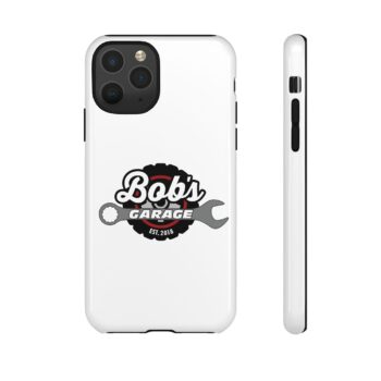 Customizable Tough Phone Case for Garage Enthusiasts - Bob's Garage Est. 2018 - Image 15