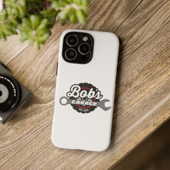 Customizable Tough Phone Case for Garage Enthusiasts - Bob's Garage Est. 2018 - Image 230