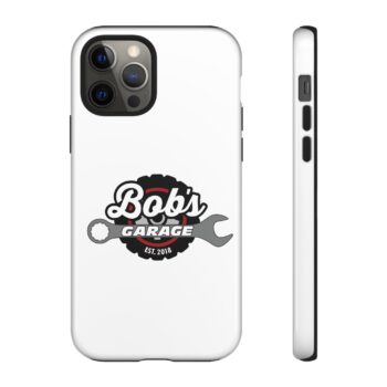 Customizable Tough Phone Case for Garage Enthusiasts - Bob's Garage Est. 2018 - Image 23