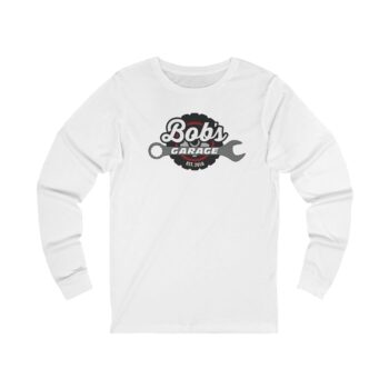 Bob's Garage Unisex Long Sleeve Tee - Perfect Gift for Car Enthusiasts - Image 3