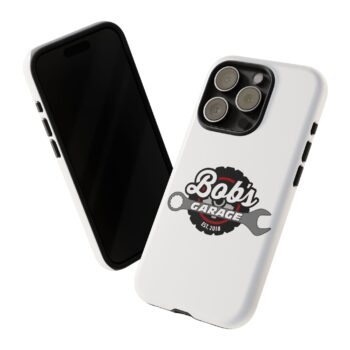 Customizable Tough Phone Case for Garage Enthusiasts - Bob's Garage Est. 2018 - Image 148