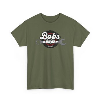 Custom Unisex Heavy Cotton Tee - 'Bob's Garage' - Perfect for Mechanics and Car Enthusiasts - Image 17