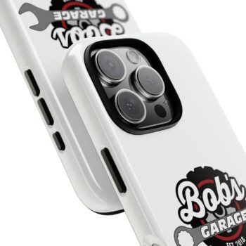 Customizable Tough Phone Case for Garage Enthusiasts - Bob's Garage Est. 2018 - Image 216