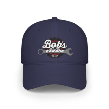 Personalized Bob's Garage Low Profile Baseball Cap | Red Cap for Car Enthusiasts - Image 13