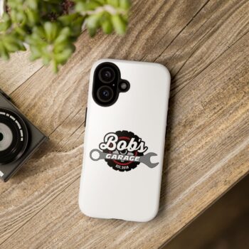 Customizable Tough Phone Case for Garage Enthusiasts - Bob's Garage Est. 2018 - Image 202