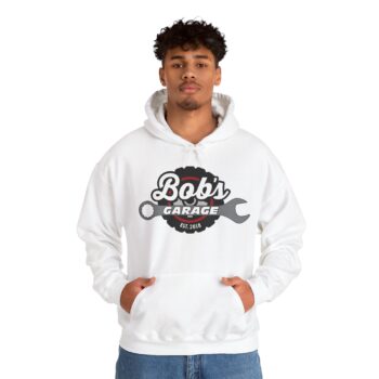 Custom Bob's Garage Hooded Sweatshirt - Perfect for Car Lovers!