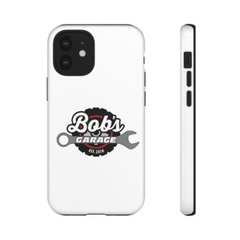 Customizable Tough Phone Case for Garage Enthusiasts - Bob's Garage Est. 2018 - Image 19