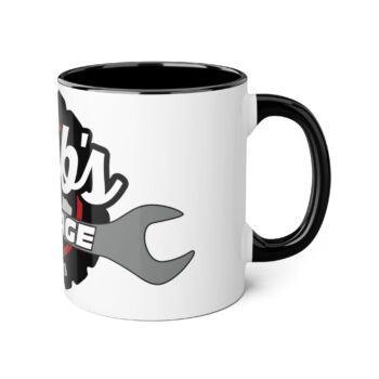 Personalized Garage Accent Mug for Car Enthusiasts - 11oz Black Handle Coffee Cup - Image 9