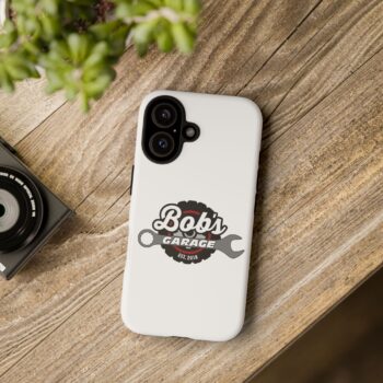 Customizable Tough Phone Case for Garage Enthusiasts - Bob's Garage Est. 2018 - Image 206