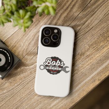 Customizable Tough Phone Case for Garage Enthusiasts - Bob's Garage Est. 2018 - Image 222