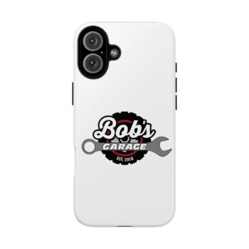 Customizable Tough Phone Case for Garage Enthusiasts - Bob's Garage Est. 2018 - Image 207