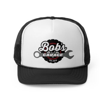 Custom Bob's Garage Trucker Cap | Automotive Style Hat | Perfect Gift for Mechanics & Car Enthusiasts - Image 6