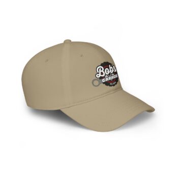 Personalized Bob's Garage Low Profile Baseball Cap | Red Cap for Car Enthusiasts - Image 4