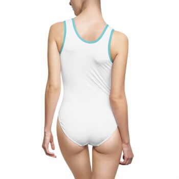 Vintage Garage-Themed Women's Classic One-Piece Swimsuit - Perfect for Beach Days - Image 10