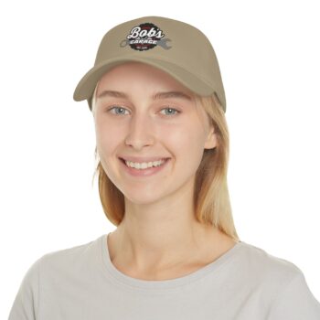 Personalized Bob's Garage Low Profile Baseball Cap | Red Cap for Car Enthusiasts