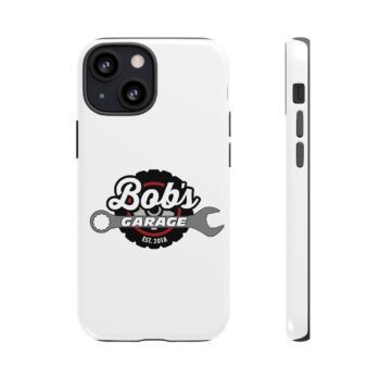 Customizable Tough Phone Case for Garage Enthusiasts - Bob's Garage Est. 2018 - Image 31