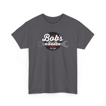 Custom Unisex Heavy Cotton Tee - 'Bob's Garage' - Perfect for Mechanics and Car Enthusiasts - Image 25