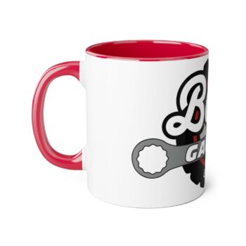 Personalized Garage Accent Mug for Car Enthusiasts - 11oz Black Handle Coffee Cup - Image 3