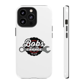 Customizable Tough Phone Case for Garage Enthusiasts - Bob's Garage Est. 2018 - Image 35