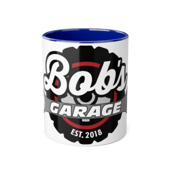 Personalized Garage Accent Mug for Car Enthusiasts - 11oz Black Handle Coffee Cup - Image 10