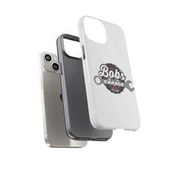 Customizable Tough Phone Case for Garage Enthusiasts - Bob's Garage Est. 2018 - Image 65