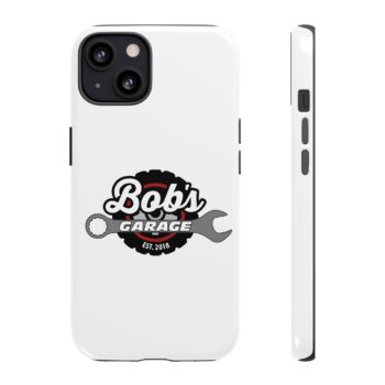 Customizable Tough Phone Case for Garage Enthusiasts - Bob's Garage Est. 2018 - Image 27