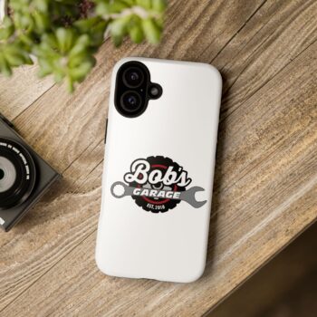 Customizable Tough Phone Case for Garage Enthusiasts - Bob's Garage Est. 2018 - Image 210