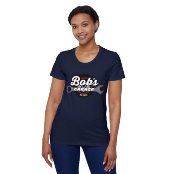 Bob's Garage Women's Organic Short Sleeve T-Shirt - Perfect for Car Enthusiasts