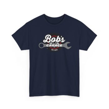 Custom Unisex Heavy Cotton Tee - 'Bob's Garage' - Perfect for Mechanics and Car Enthusiasts - Image 29