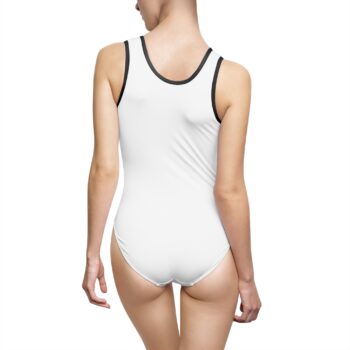 Vintage Garage-Themed Women's Classic One-Piece Swimsuit - Perfect for Beach Days - Image 6