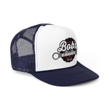 Custom Bob's Garage Trucker Cap | Automotive Style Hat | Perfect Gift for Mechanics & Car Enthusiasts - Image 3